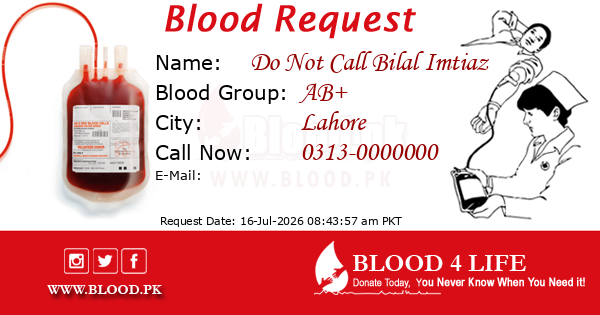 Blood Request
